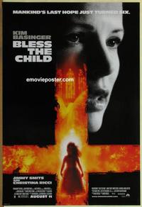 g073 BLESS THE CHILD advance one-sheet movie poster '00 Kim Basinger, Ricci