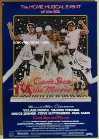 g090 CAN'T STOP THE MUSIC one-sheet movie poster '80 The Village People!