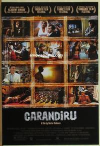 g092 CARANDIRU one-sheet movie poster '03 South American prison biography!