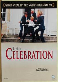 g099 CELEBRATION teaser one-sheet movie poster '98 Thomas Vinterberg