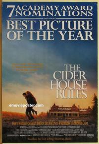 g112 CIDER HOUSE RULES DS one-sheet movie poster '99 Academy Award style!