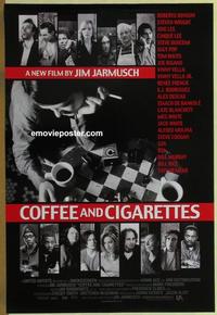 g118 COFFEE & CIGARETTES DS one-sheet movie poster '03 Jim Jarmusch
