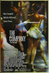 g122 COMPANY DS one-sheet movie poster '03 Robert Altman, Neve Campbell