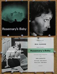 f356 ROSEMARY'S BABY Danish movie program '68 Polanski, Farrow