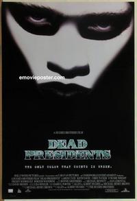 g147 DEAD PRESIDENTS DS one-sheet movie poster '95 Chris Tucker, Tate