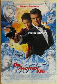 g153 DIE ANOTHER DAY DS int'l one-sheet movie poster '02 Brosnan as Bond!