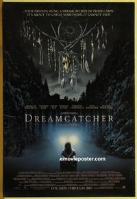 g158 DREAMCATCHER DS advance one-sheet movie poster '03 Stephen King