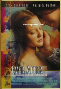g167 EVER AFTER DS one-sheet movie poster '98 Drew Barrymore, Cinderella!
