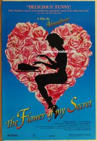 g182 FLOWER OF MY SECRET one-sheet movie poster '95 Pedro Almodovar