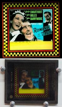 f075 ROMANCE IN THE DARK glass slide '38 John Barrymore