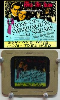 f085 ROSE OF WASHINGTON SQUARE glass slide39 Alice Faye
