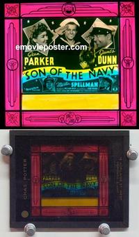 f197 SON OF THE NAVY glass slide '40 Jean Parker, Dunn