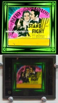 f228 STAND UP & FIGHT glass slide '39 Beery, Taylor