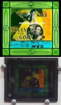 f276 SUSAN & GOD glass slide '40 Joan Crawford, March