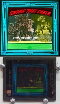 f284 SWING THAT CHEER glass slide '38 college football!