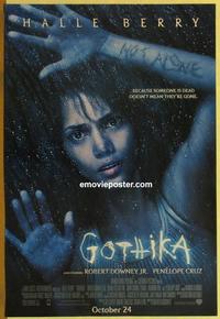 g206 GOTHIKA DS advance one-sheet movie poster '03 Halle Berry, Downey
