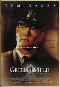 g211 GREEN MILE DS advance one-sheet movie poster '99 Stephen King, Hanks