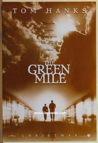 g212 GREEN MILE DS teaser one-sheet movie poster '99 Stephen King, Tom Hanks