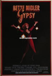 g213 GYPSY one-sheet movie poster '93 Gypsy Rose Lee bio, Bette Midler