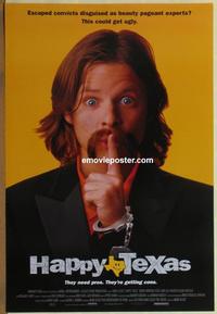 g217 HAPPY TEXAS one-sheet movie poster '99 Steve Zahn, Jeremy Northam