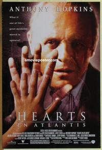 g219 HEARTS IN ATLANTIS DS one-sheet movie poster '01 Anthony Hopkins