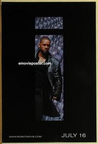 g242 I ROBOT DS teaser one-sheet movie poster '04 Will Smith, Isaac Asimov