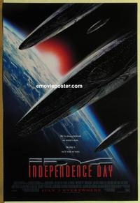 g246 INDEPENDENCE DAY DS advance one-sheet movie poster '96 Will Smith