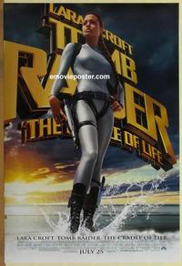 g481 TOMB RAIDER THE CRADLE OF LIFE DS advance one-sheet movie poster '03