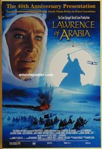 g277 LAWRENCE OF ARABIA DS one-sheet movie poster R02 David Lean classic!
