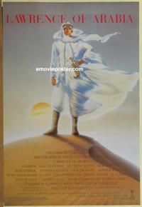 g276 LAWRENCE OF ARABIA one-sheet movie poster R89 David Lean classic!