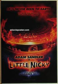 g288 LITTLE NICKY teaser one-sheet movie poster '00 Adam Sandler, Arquette