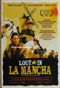 g293 LOST IN LA MANCHA one-sheet movie poster '02 Terry Gilliam documentary