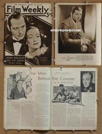 f460 FILM WEEKLY magazine 11-16-35, Joan Crawford