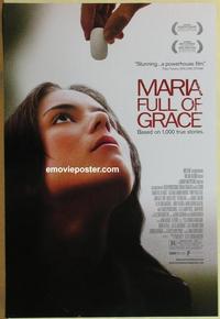g298 MARIA FULL OF GRACE DS one-sheet movie poster '04 drug smuggling!