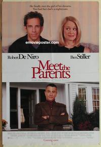 g306 MEET THE PARENTS DS advance one-sheet movie poster '00 De Niro, Stiller