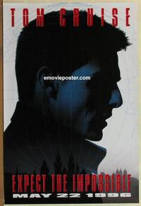 g317 MISSION IMPOSSIBLE teaser one-sheet movie poster '96 Tom Cruise