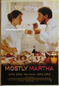 g319 MOSTLY MARTHA one-sheet movie poster '01 Nettleback, Italian comedy!