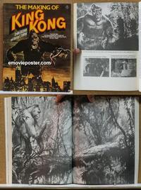 f466 MAKING OF KING KONG book '76 the 1933 version!