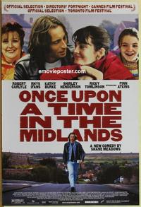 g337 ONCE UPON A TIME IN THE MIDLANDS one-sheet movie poster '02 Robert Carlyle