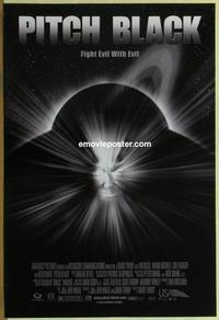 g350 PITCH BLACK DS one-sheet movie poster '00 Vin Diesel, sci-fi!