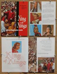 f331 KING OF KINGS movie program '61 Nicholas Ray epic!