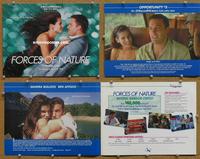 f483 FORCES OF NATURE promo guide '99 Bullock, Affleck