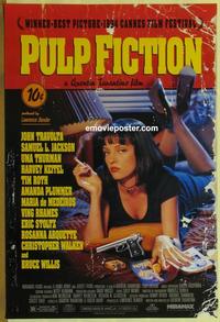 g360 PULP FICTION one-sheet movie poster '94 Uma Thurman, Quentin Tarantino