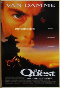 g364 QUEST DS one-sheet movie poster '96 Jean-Claude Van Damme