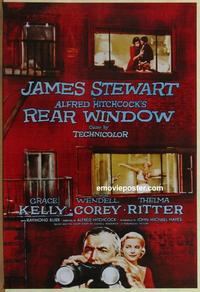 g368 REAR WINDOW one-sheet movie poster R90s really cool image!