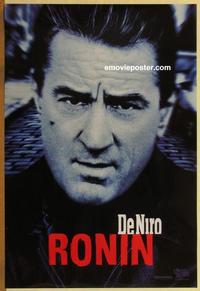 g384 RONIN DS teaser one-sheet movie poster '98 De Niro, Frankenheimer