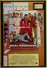 g386 ROYAL TENENBAUMS DS advance one-sheet movie poster '01 Paltrow, Stiller