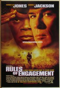 g388 RULES OF ENGAGEMENT advance one-sheet movie poster '00 Sam Jackson