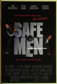 g391 SAFE MEN one-sheet movie poster '98 Sam Rockwell, Steve Zahn