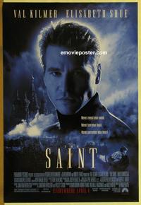 g392 SAINT DS advance one-sheet movie poster '97 Val Kilmer, Elisabeth Shue